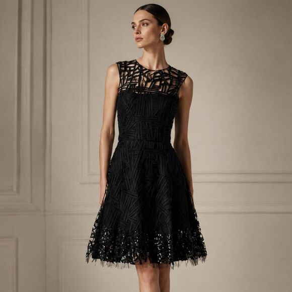 Oscar de la Renta Dresses & Skirts - Oscar de la Renta Silk A-Line Dress Size 2